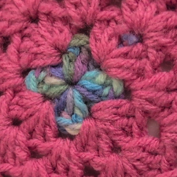 Colorful Crochet Blanket/Throw - Picture 6 of 7